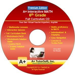P21 Grade Level: 6 th Full Curriculum Software Product Description The 6 th Grade Math offers comprehensive course contents that meet and exceed state and national standards.