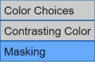 Table 1: Universal Tools General Masking Tool Students are allowed to cover up (mask) content that may be distracting, enabling the student to more easily focus their attention on a specific part of