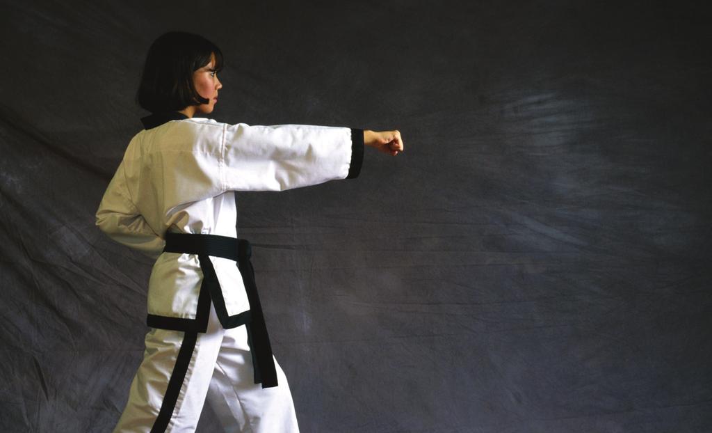 Karate A class designed to help Juniors build focus, confidence, balance, coordination, and strength, as well as practical self-defense skills. Moderate contact will be part of this class.