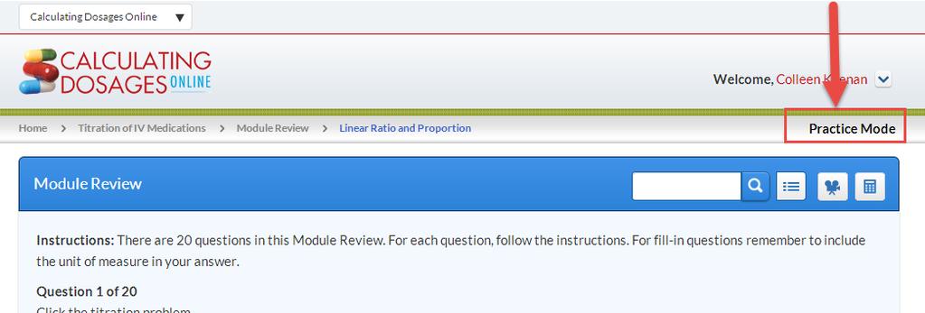 After completing the Test or Review, there will be three choices: Grade, Review, and Cancel.