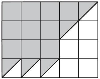 9 What percentage of this shape is shaded?