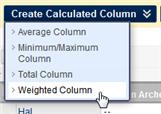 4. Options Select the options for the column: include in Grade Center calculations, visibility to students, and show statisctics for columns to students. E. Click on the Submit button.