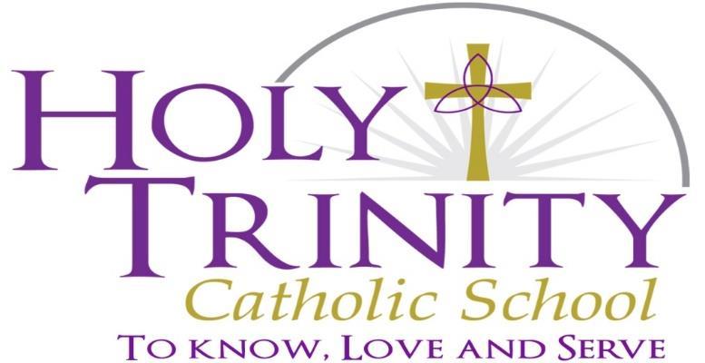 Holy Trinity Catholic School Registration 2018 2019 Elaine Spencer, Principal Cathy Damiano, Vice Principal Rhonda Seymour, Vice