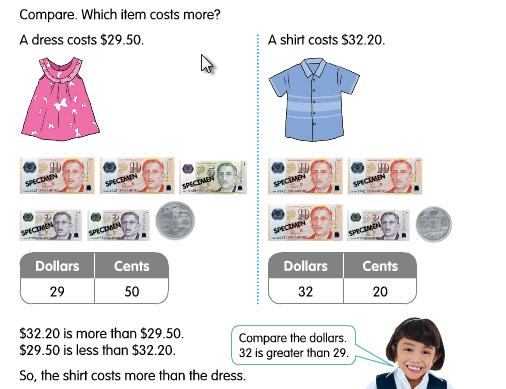 - Converting an amount of money in decimals notation to cents only, and vice versa - Solve word