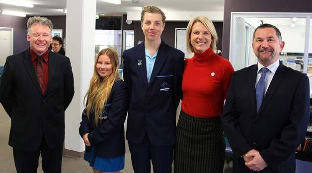 Our new School Captains, Tiarna Breen and Benjamin Abolins, were sworn in after making their pledges. The extended Student Leadership Team was also recognised.