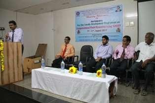Sri.Akash, ARK Info Solutions, Hyderabad acted as the resource person and imparted hands on training to B.Tech final year students of the Dept. The program was inaugurated by Dr.K.Appa Rao, Principal, in the presence of Prof.