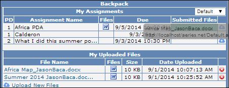 The Summer 2014 file did upload into the system since it was not an invalid file type or larger than the maximum file size.