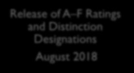 Spring 2018 Release of A F Ratings and Distinction Designations