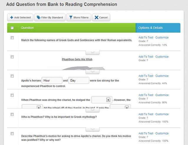 Add a Question from the Question Bank Learning Style Check the boxes next to Linguistic, Logical and/or Visual. Taxonomies Move the sliders to determine the range for each set of taxonomies.