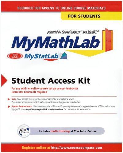 edu/math/ REQUIRED MATERIALS: MyMathLab access for Intermediate Algebra 8 th Edition by Marvin L. Bittinger & David J. Ellenbogen (Publisher Addison Wesley).