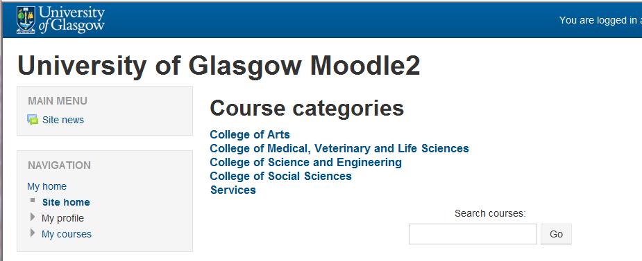 MOODLE introduction MOODLE is a web-based learning environment in which students can view information (text, pictorial, and audio/audio visual), quizzes, assignments and course news.