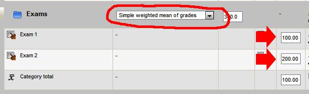 Appendix: Grading Aggregation I have had several questions about the difference between Simple weighted mean of grades and Weighted mean of grades.