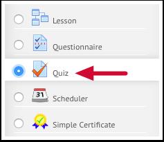 6.9 Save Either click Save and return to course or Save and display. 7. Setting up quizzes and exams 7.