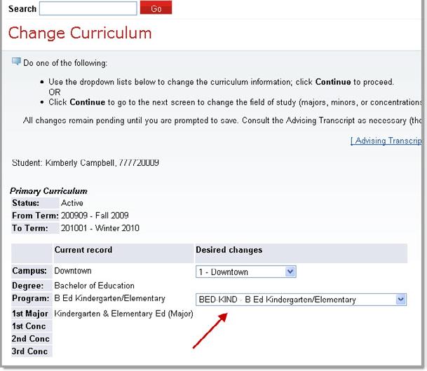 How to update student curricula How to update student curricula Background In some faculties, students can make curriculum changes in Minerva such as program changes (e.g. change a BA-H program to a BA program ) or changes to their majors, minors or concentrations.