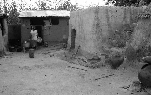 Student/Teacher Resource R The Day of a Young Girl in Ghana Every morning I wake up at 6am, sweep the courtyard for my mother, then I take a basin and fetch water from the borehole (water pump).