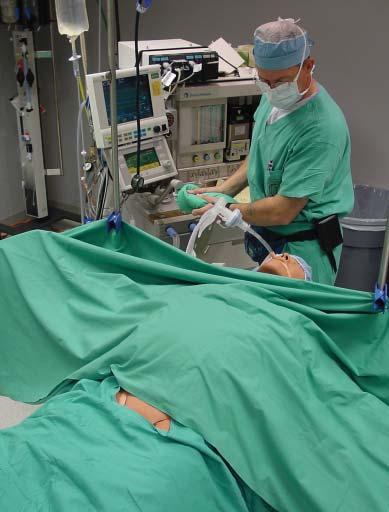 Fourteen Obstetric Anesthesiologists teach and supervise 6 to 8 residents and fellows per month. Our cesarean section rate is approximately 27%.