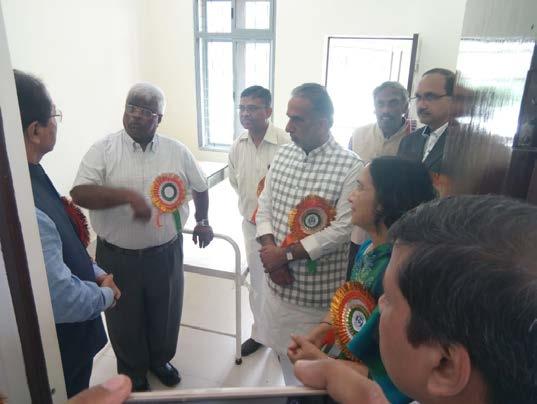 Then the dignitaries visited the Academic & Administrative, Hostel building and Canteen cum common room building of CDS