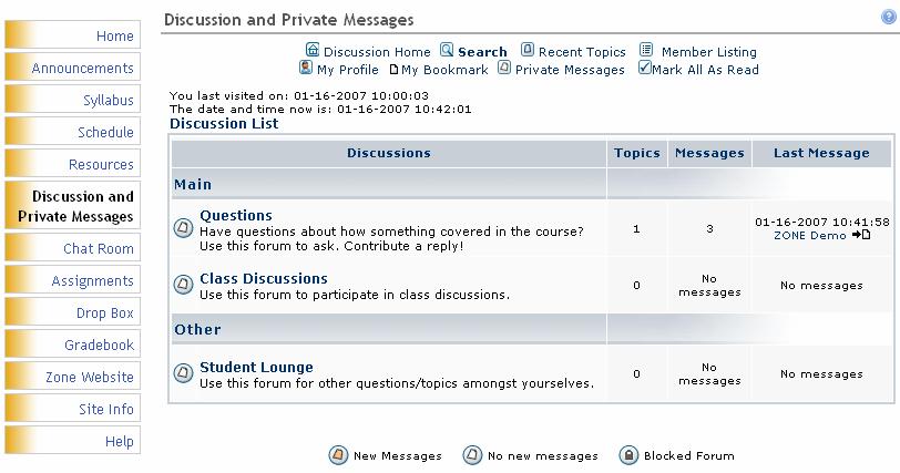 4.2 Communicating with Your Instructor and Fellow Students Although the details of discussion participation requirements may differ among courses, all Zone courses require you to participate in