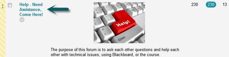 Click the desired forum link to open the forum.