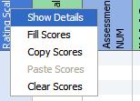 The Scoresheet icon is the one we will use to assign grades to the students. 6.
