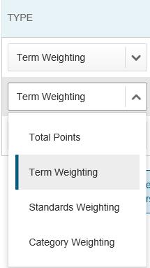 To add Q2, click the +sign 10. Open the Type menu and choose Term Weighting 11. Open the Attribute menu and select Q2 12. Set the Weight field for Q2 13.