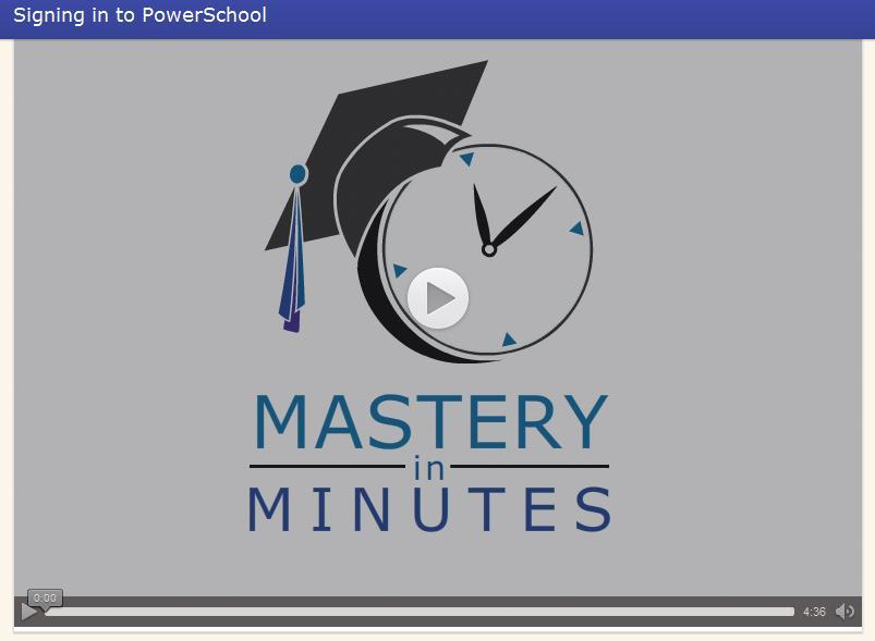 View the MASTERY in MINUTES Video