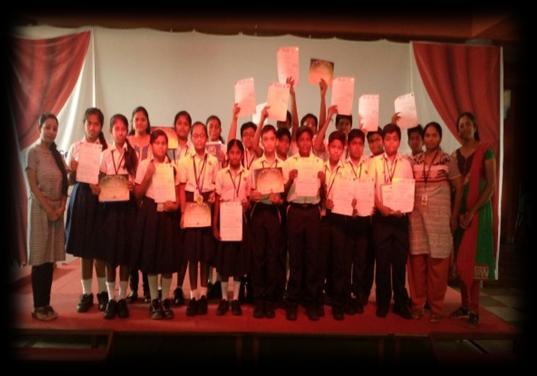 Grade Name of the winners Awards 1 G6 Sabeeha Sha Yosuf School gold medal, participation certificate Pawan Raghav V School bronze medal, participation