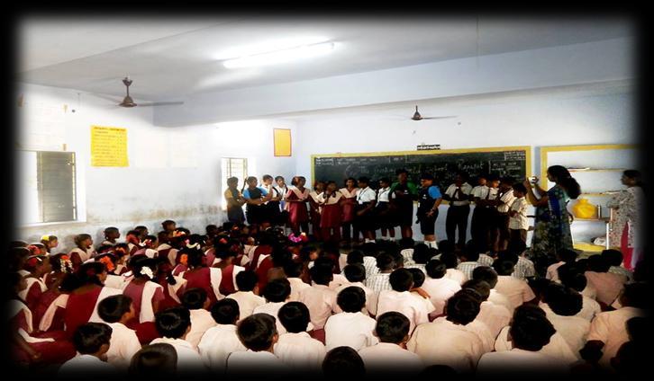 The students of TGWS conducted Moral classes for the