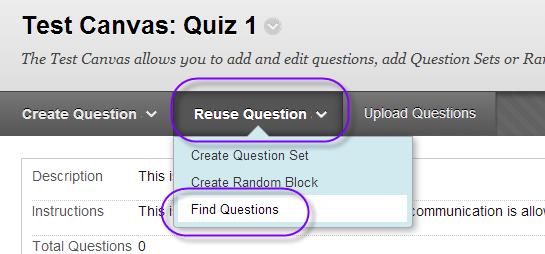 Step 3: Placing Questions on the Test At this point, you have created the pool of questions