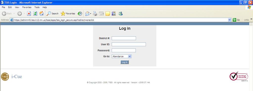 Navigation and Logging In Login to Tests & Assessments using your TSIS login.