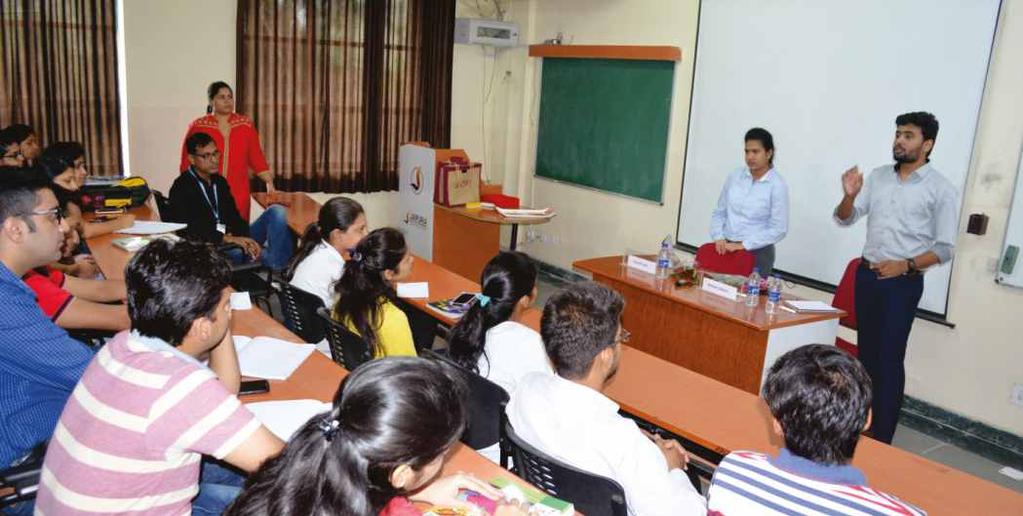 Bennett Elias, Assistant Manager, Mahindra Finance, Hisar Bennett Elias, Assistant Manager, Mahindra Finance joined the students of PGDM batch 2016-17 on 14th August, 2017 to share his experience. Mr.