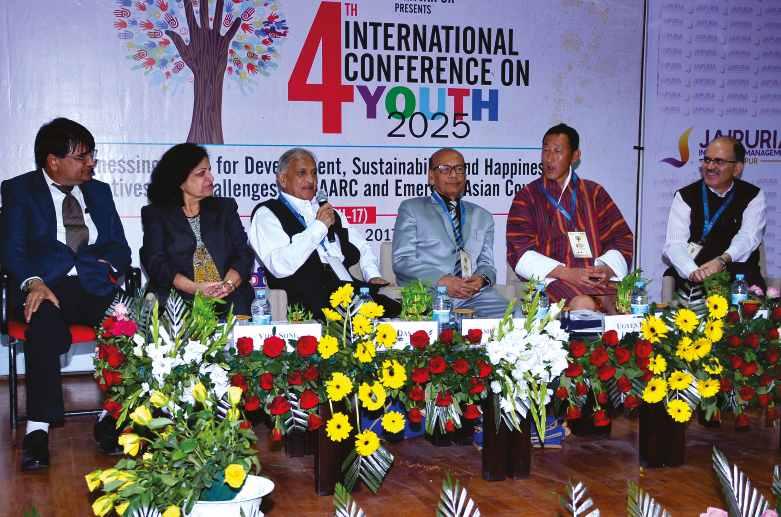It was attended by 500 student participants, 30 faculty members, 25 eminent speakers from SAARC and other countries The Conference Convener were Dr. Prerna Jain and Dr. Lokesh Vijayvargy.