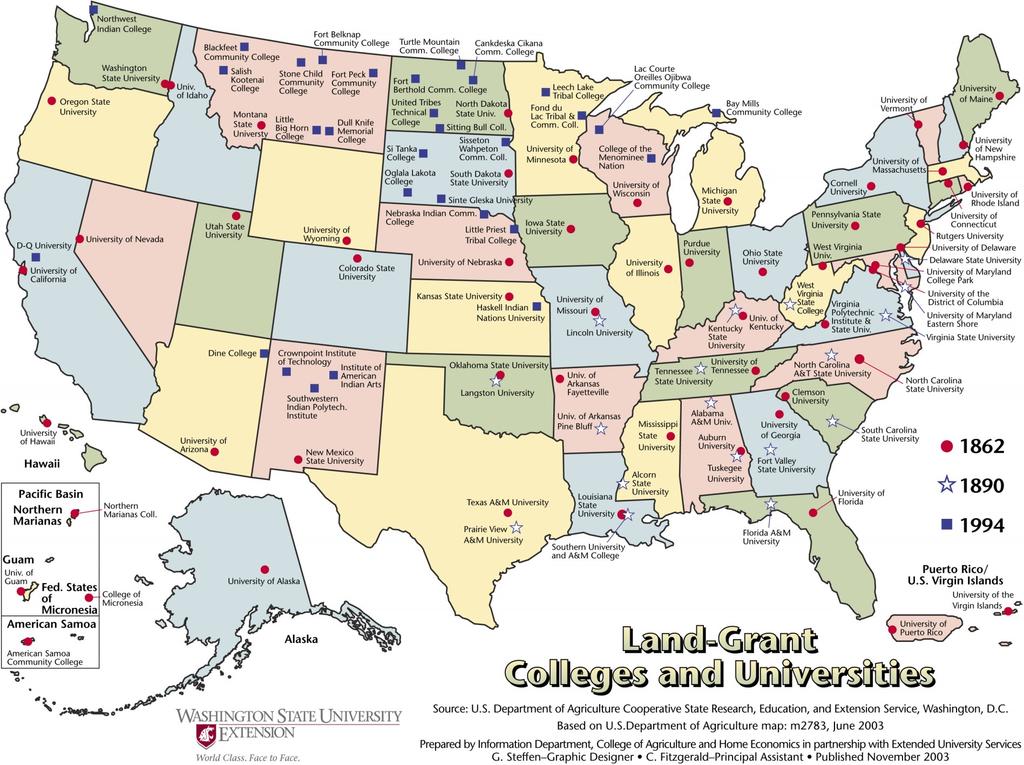 This month, FAEIS explored diversity in land grant colleges and universities across various program areas and geographical regions.