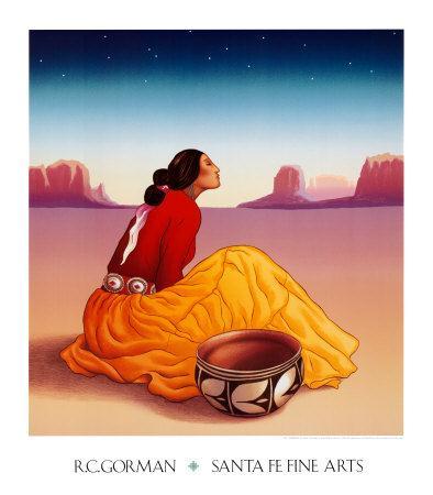 R.C. Gorman R.C. Gorman (1931-2005) was considered one of the leading Native American artist in the US. Gorman grew up on a Navajo reservation in Chinle, Arizona.