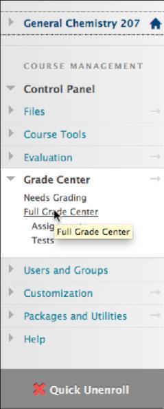 The Grade Center page opens and will include your newly uploaded i>clicker scores.