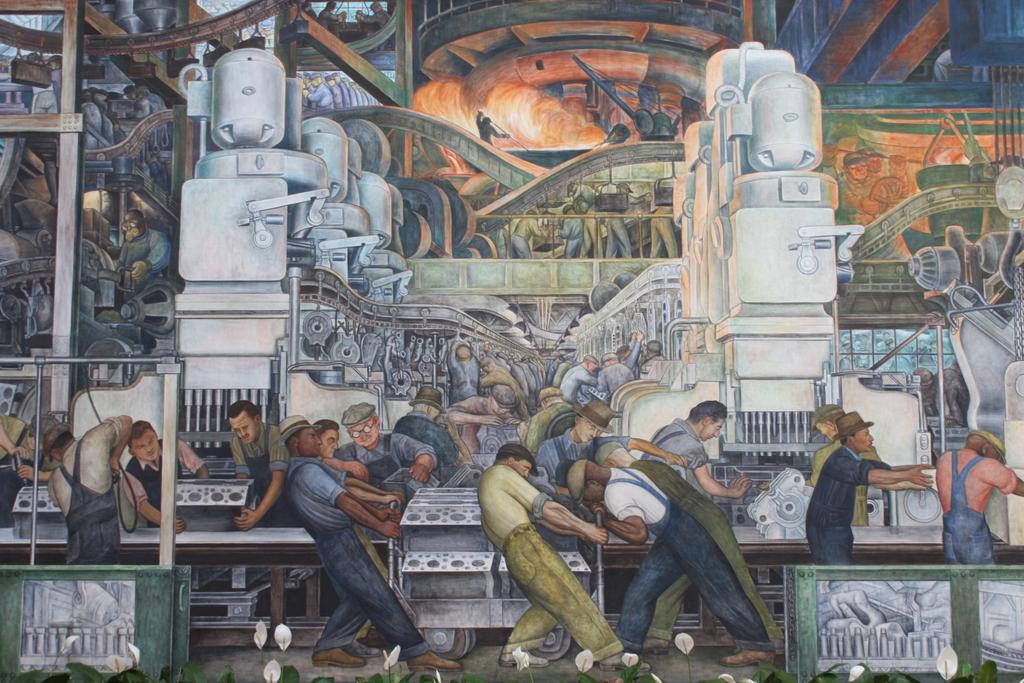 NOW THE WORK BEGINS Diego Rivera s Mural Industry on