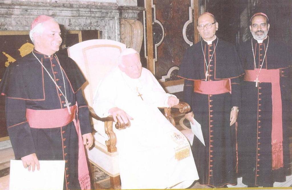 From Left Bishop Godfrey De Rozario of