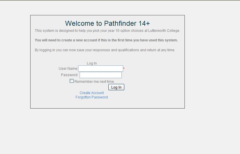 Create an account with a user name and password (or use one set up