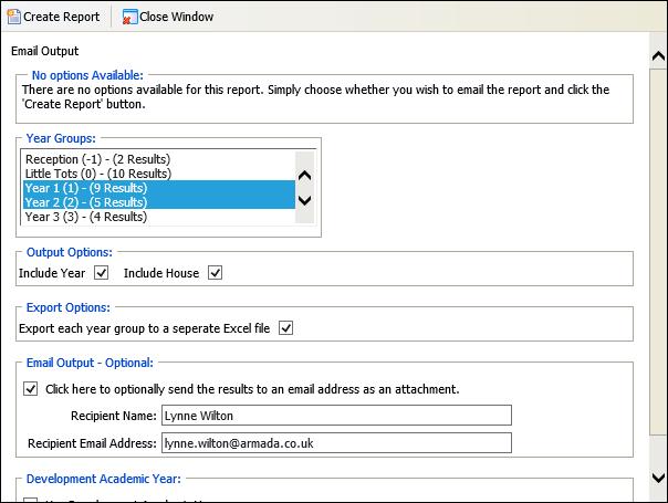isams Teaching Manager User Guide Teaching Manager Reports The Report Selection window is displayed. An example is shown below: 3.