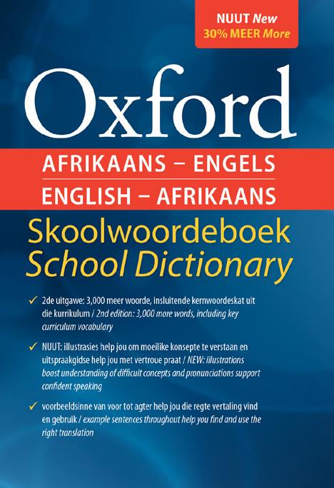 Oxford School Dictionary / Skoolwoordeboek Afrikaans Engels