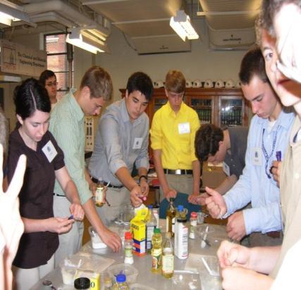 summer Participates in summer engineering enrichment program workshops & lectures at the