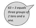 object into 10 equal parts and in dividing one-digit numbers or