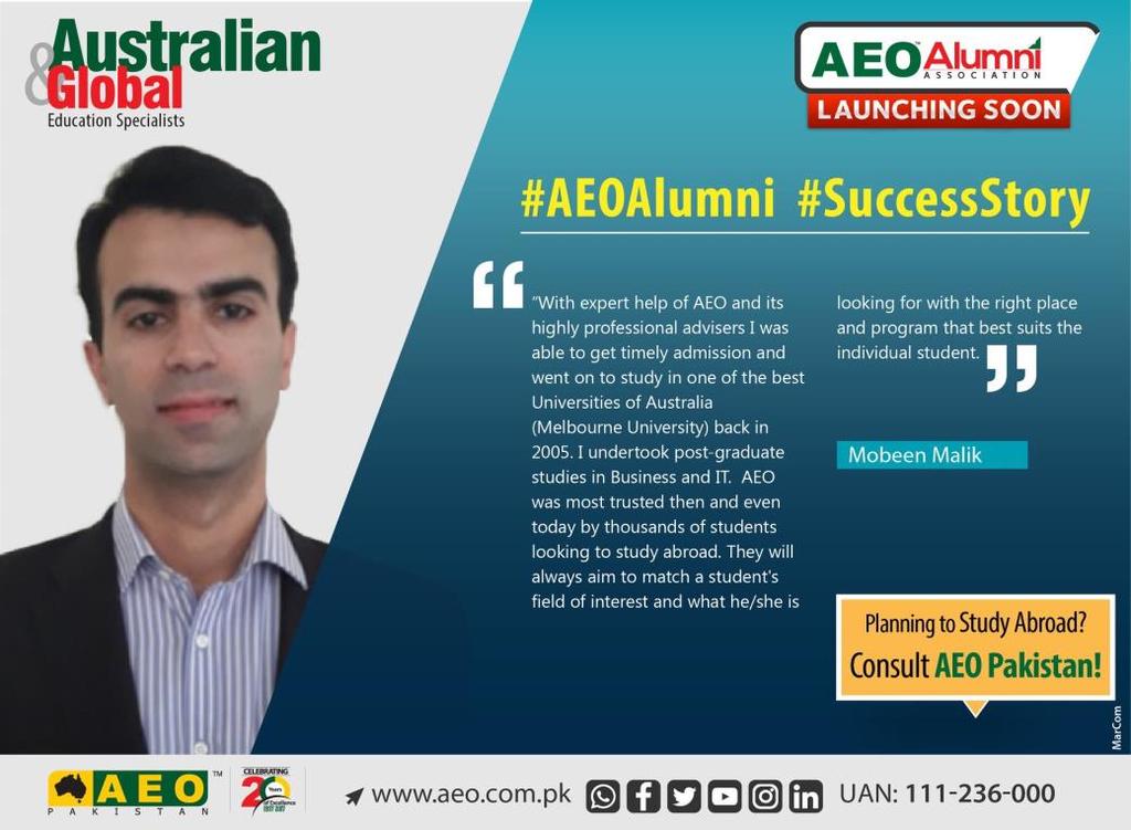 Success Stories of AEO Pakistan: Every great dream begins with a dreamer.