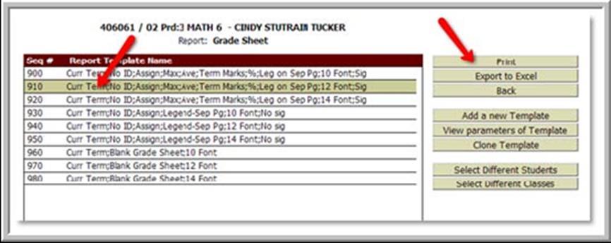 Reports Skyward has created some report templates for your use.
