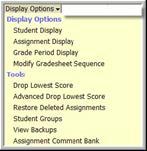 Display Options Student Display You can select how you want student names to