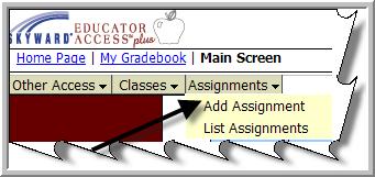 Adding an Assignment To add an assignment with defined categories (To set up your categories see page 13): 1.