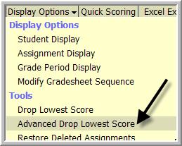 Assigning Extra Credit In order for a student to benefit from extra credit, create an Extra Credit assignment with a Max score of 0.