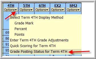 Editing Term Grades Grade Changes After a Grade Period Closes You must manually enter missing term (six weeks) grades because missing grades will affect semester and final averages (if applicable).