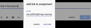 Click on the Change option to the right of this line to open the Link sharing page. 4. Select On - Anyone at edubuzz.org with the link. Also ensure that the access setting is set to Can view. 5.