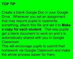 The main differences are that you set a due date for the assignment and with any Google Drive item or file you attach, it is possible to switch the attachment options to Make a copy for each student.
